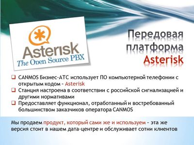 Офисная АТС. Основа - платформа IP-телефонии Asterisk