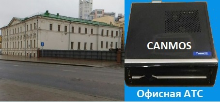 АТС с телефонами в коде Москвы, офисная АТС