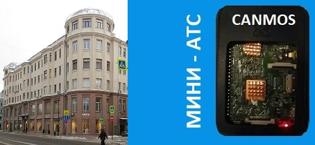 Подключить телефонию canmos в Москве, мини-АТС